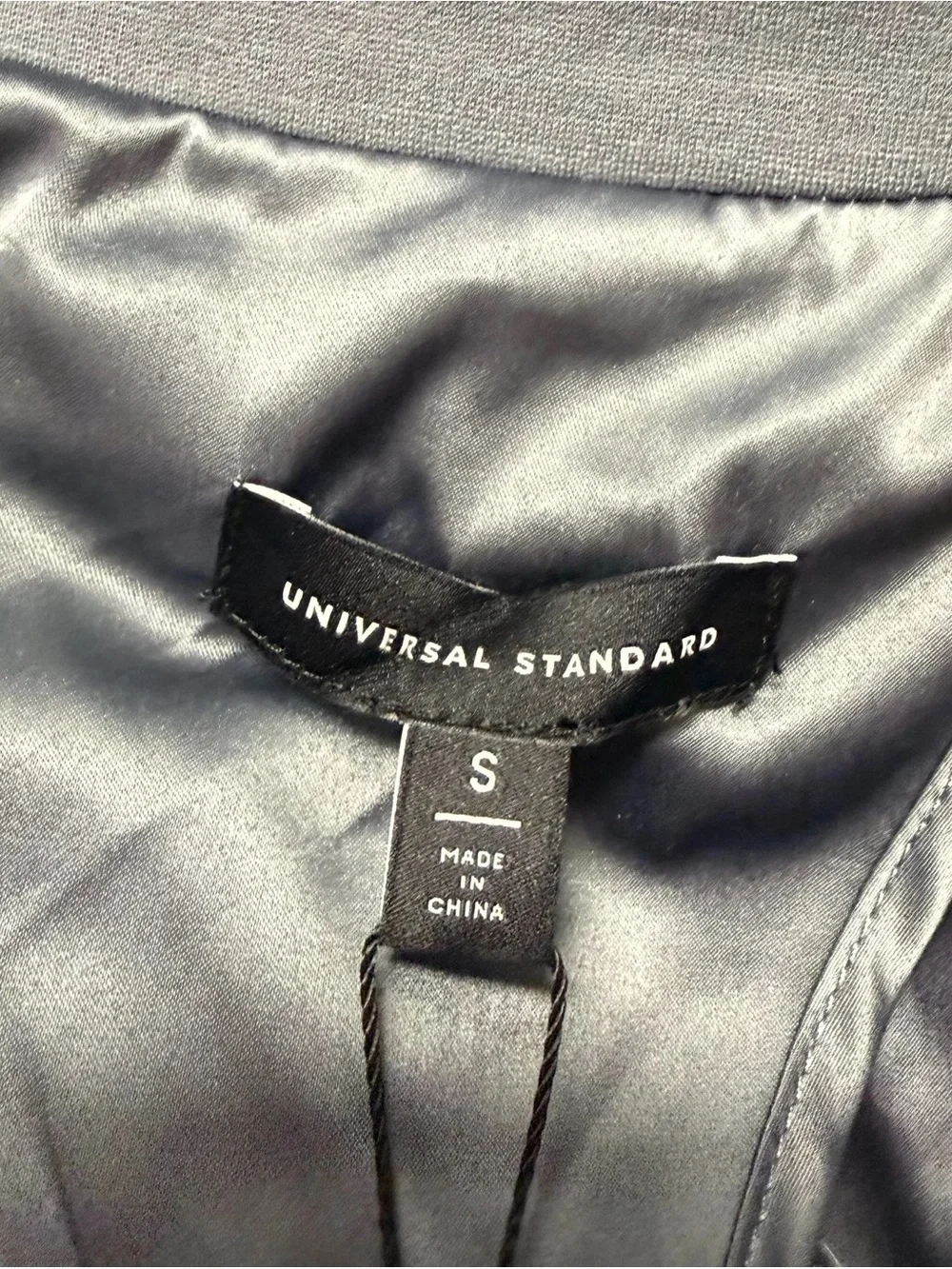 Universal Standard Stormy Grey Smoking Jacket - New - Size 14/16